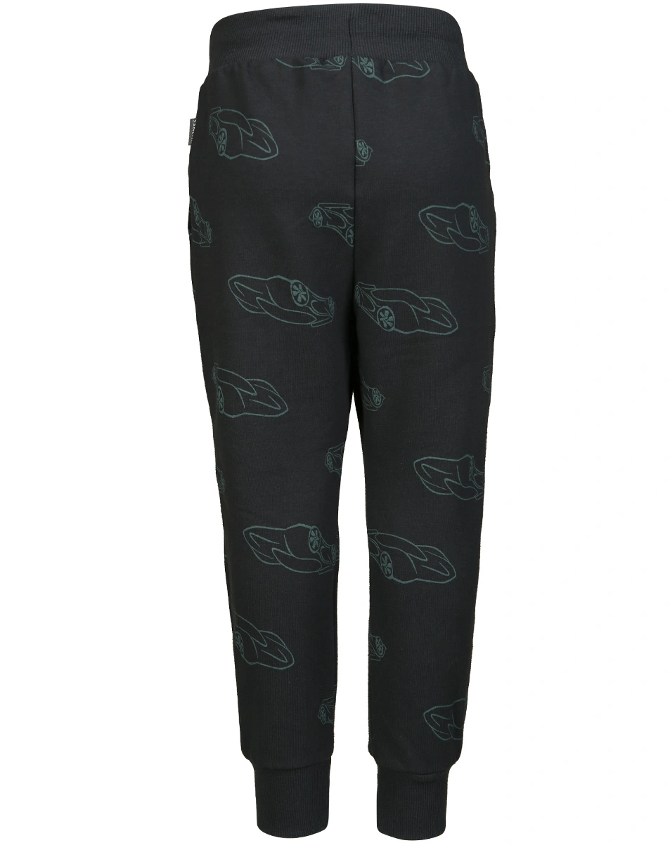 Sweathose RACING CAR AOP  in blackolive