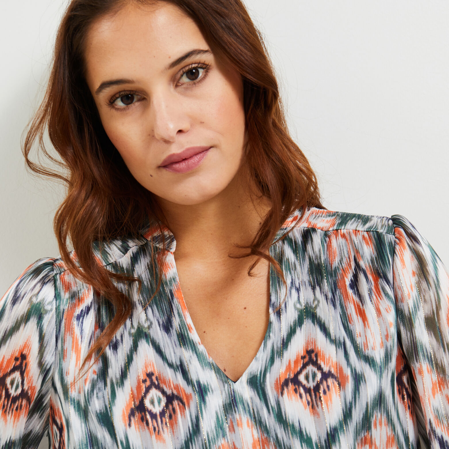 Blouse imprimée femme