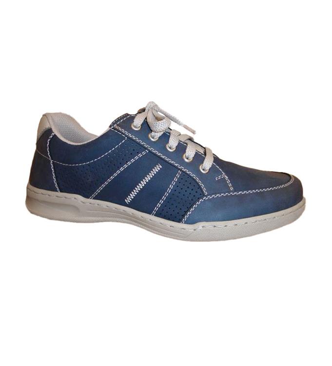 Rieker B3206 Bl/beige BLAUW