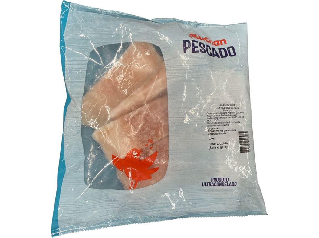 ASAS AUCHAN DE RAIA ULTRACONGELADAS 500G