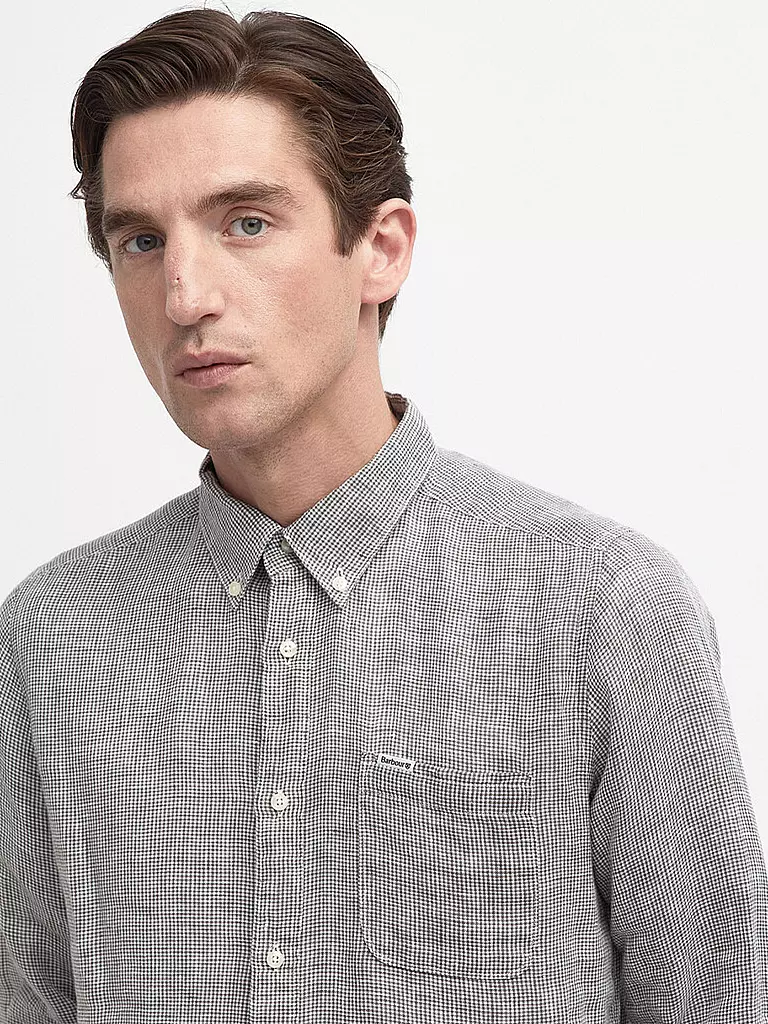 BARBOUR Hemd LINTON dunkelgrün