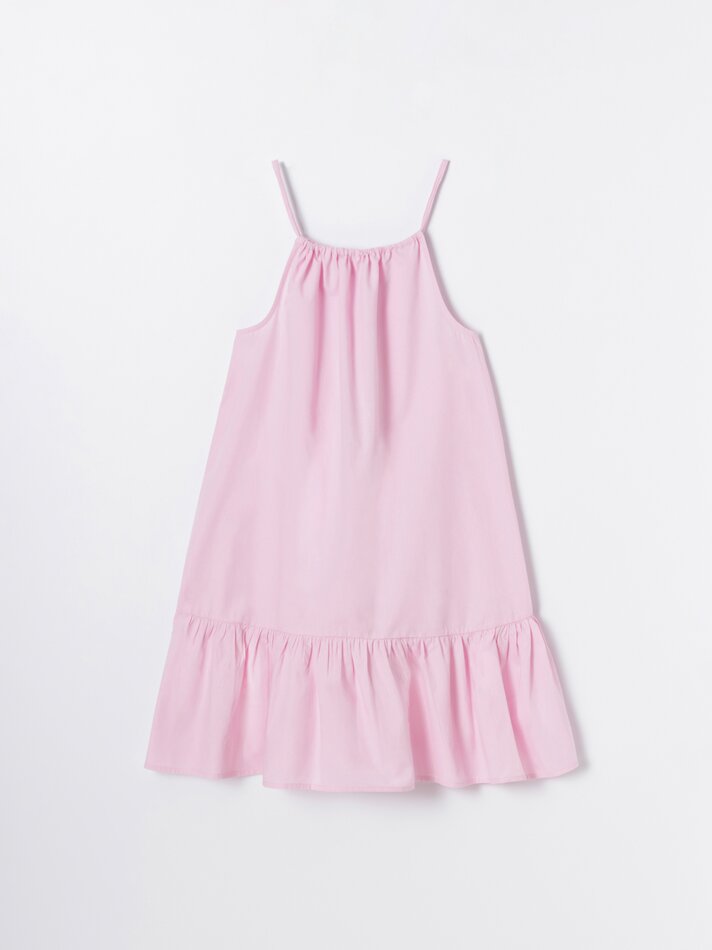 Vestido curto frente única - Rosa