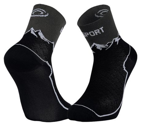 Chaussettes BV Sport Double GR Mid Noir