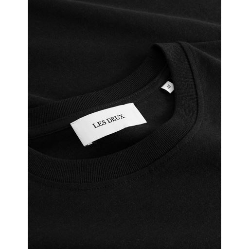 Les Deux Crew T-shirt, Black/White, XXL
