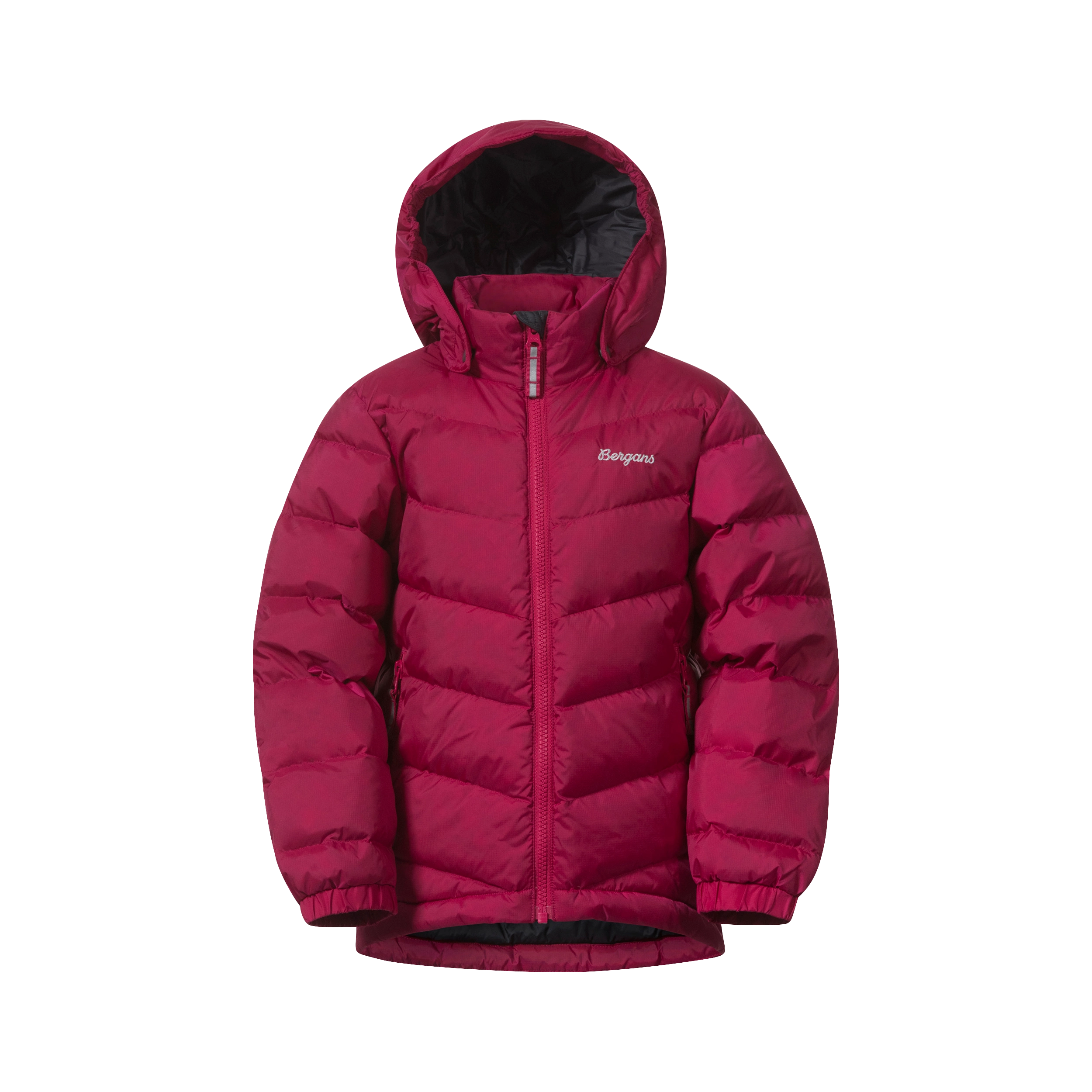 Kids Warm Down Jacket Raspberry Red