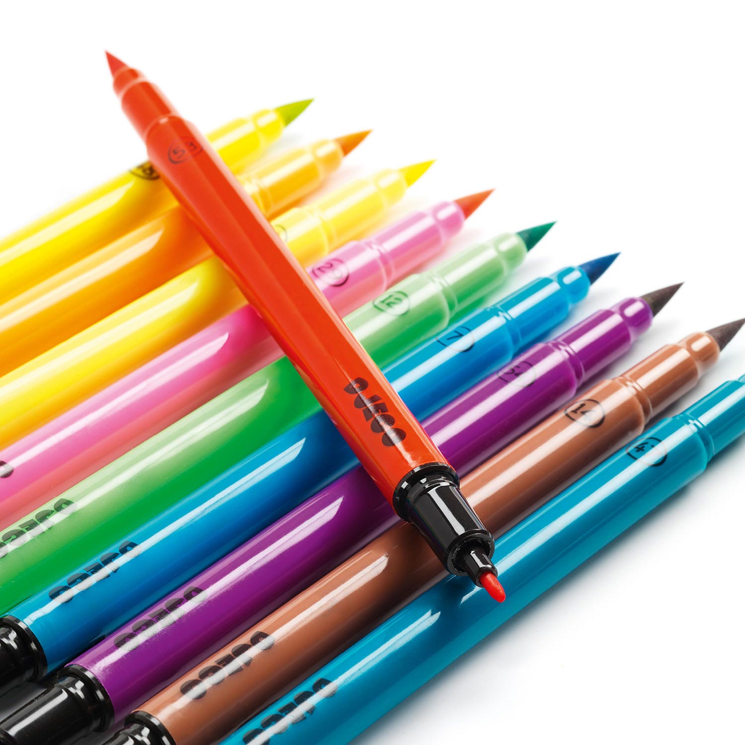 Djeco Dubbele Viltstiften Neon, 10st.