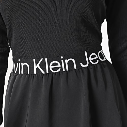 Robe Manches Longues Flare Femme 2714 Noir