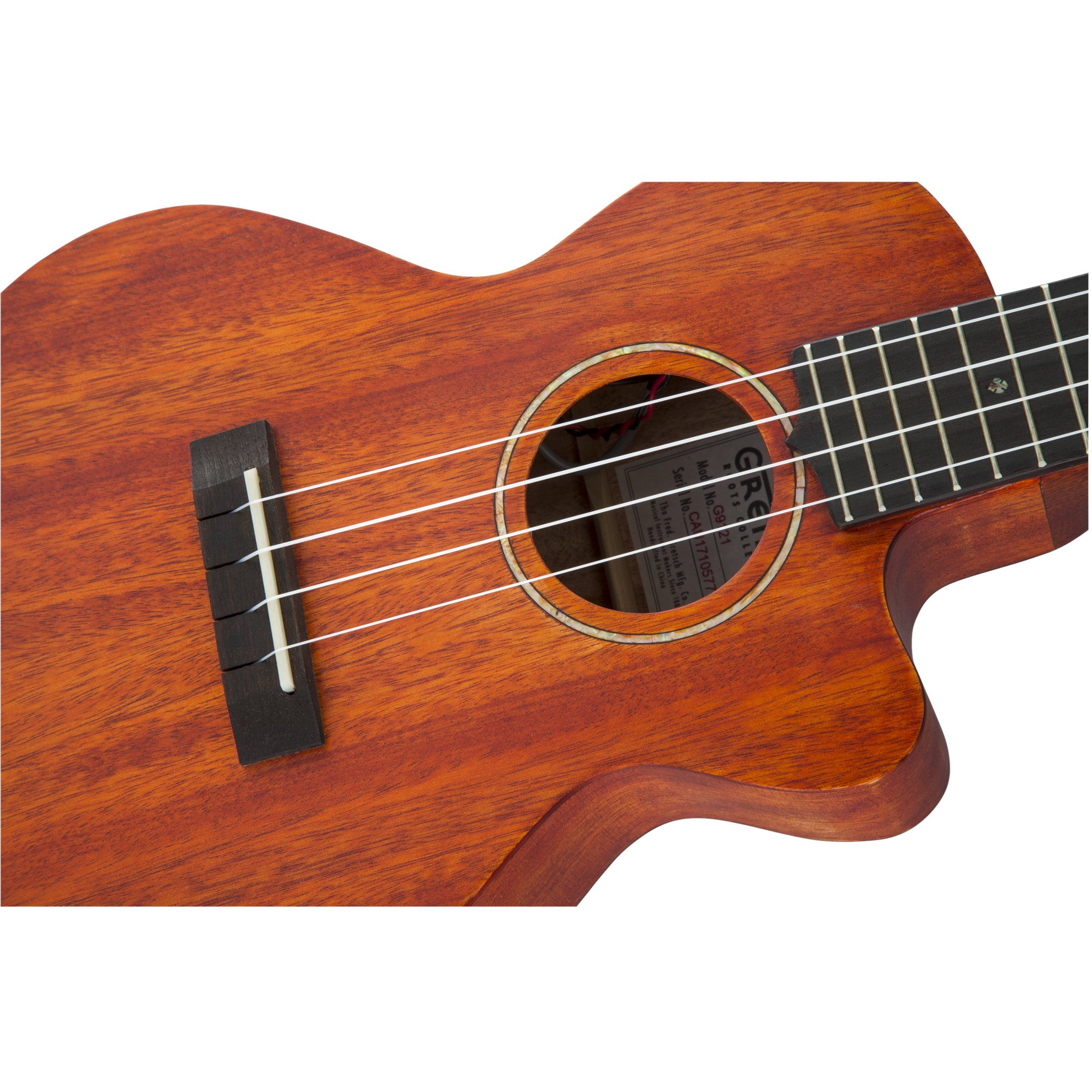 Gretsch G9121 A.C.E. Tenor Ukulele elektrisch-akoestische tenor ukelele met gigbag