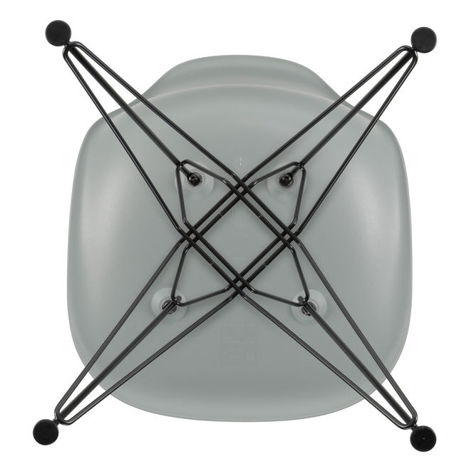 Eetkamerstoel DSR Light grey RE zwart