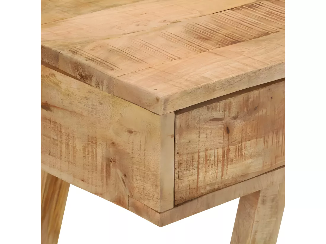 Bureau 100x45x90 cm Bois de manguier brut solide