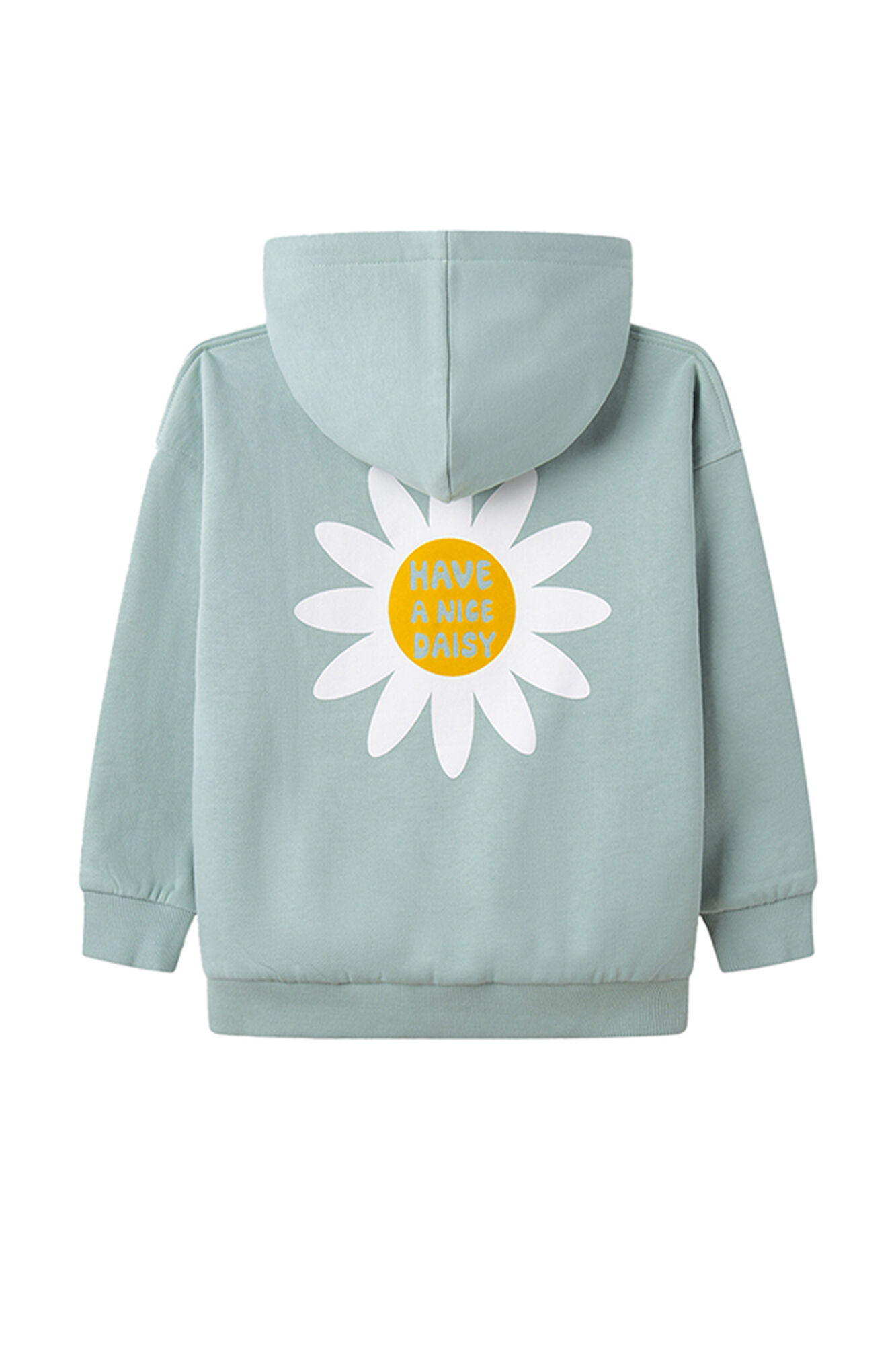 Moletom com capuz floral para meninas
