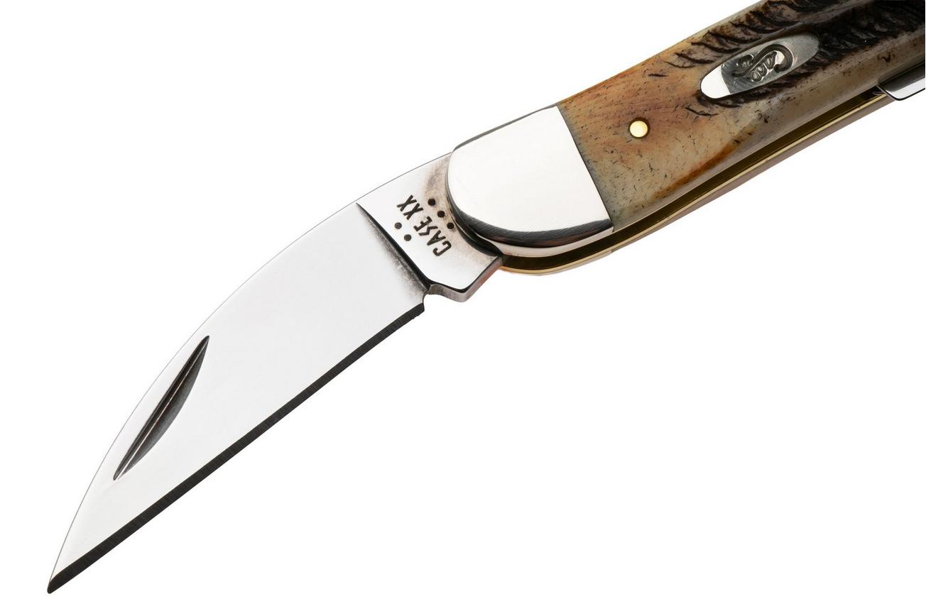 Case Seahorse Whittler, 6.5 BoneStag, 65347, 6.5355WH SS zakmes