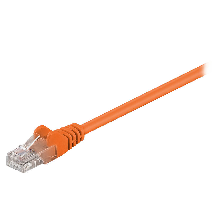 Câble RJ45 catégorie 5e U/UTP 0.5 m (Orange)