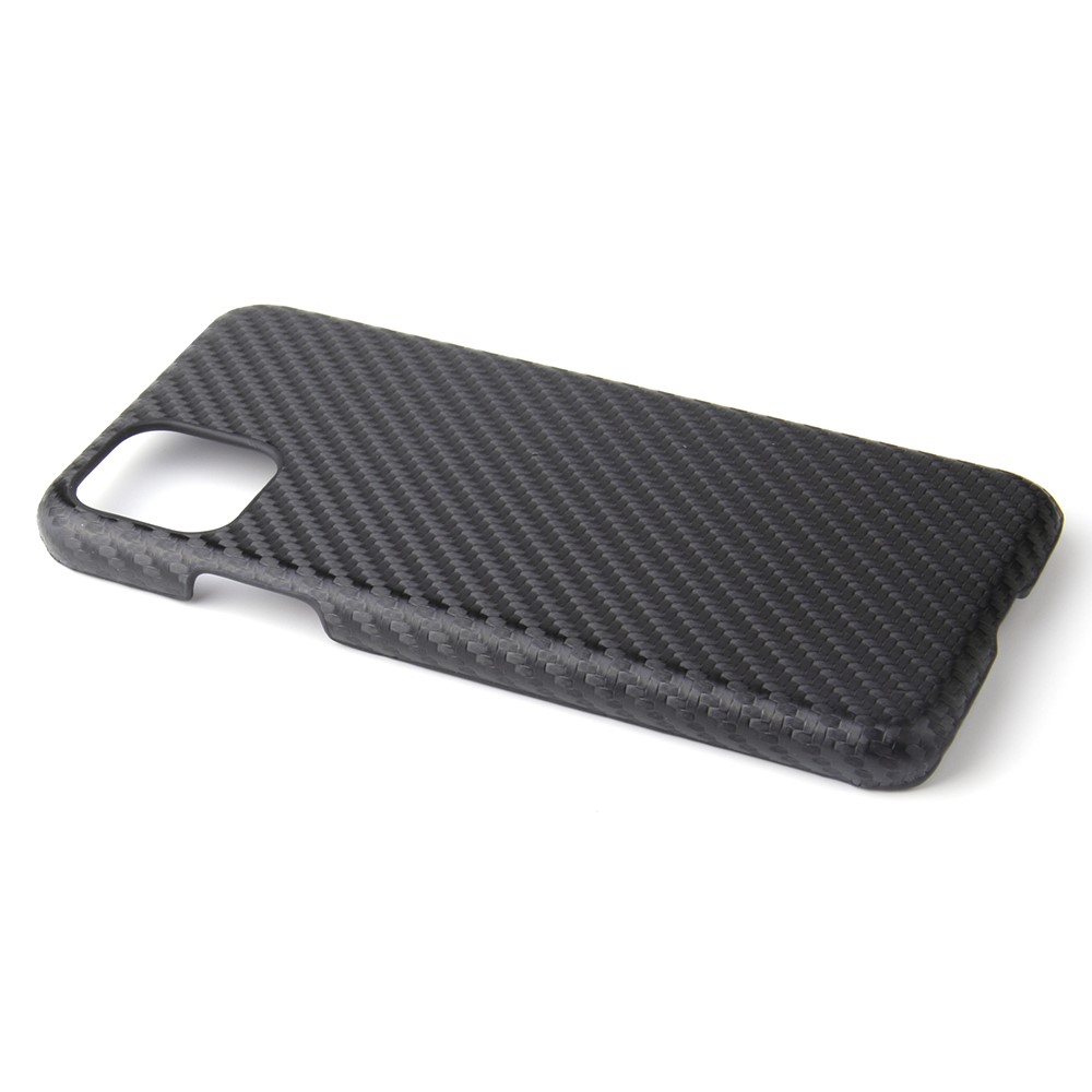 iPhone 11 Hardcase Hülle im Carbon Look - Schwarz