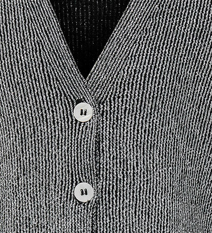 Kids Only Cardigan - KogNinna - Strik - Blåck/Sølver Glitter