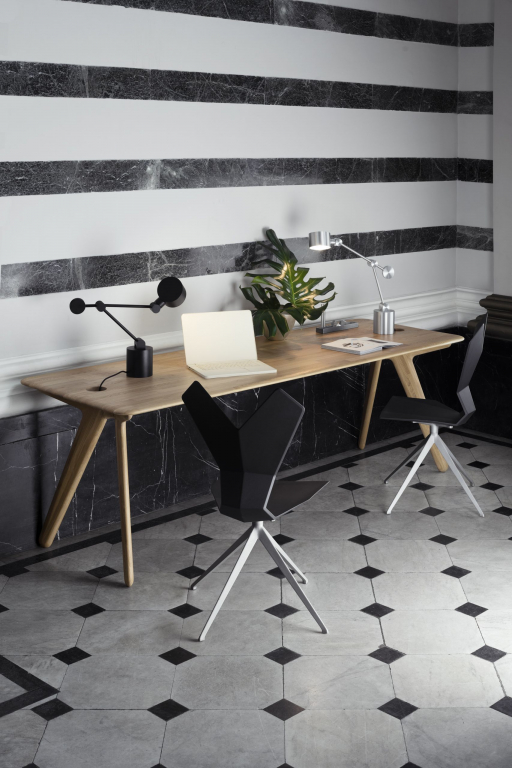 Tom Dixon Slab bureau 60x120 gerookt eiken