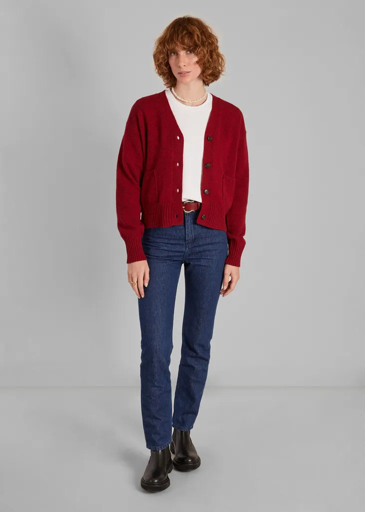 Cardigan boutonné en laine L'Exception Paris