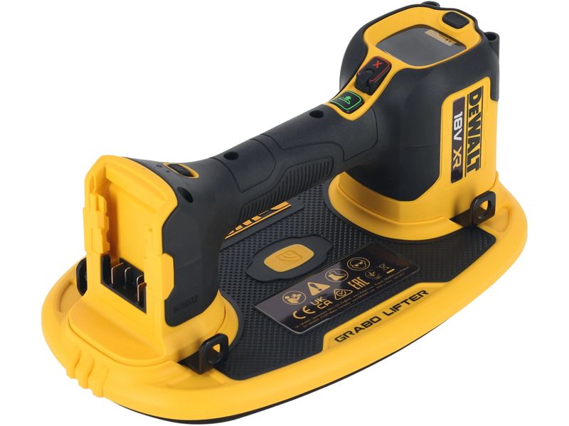 DEWALT Akku-Vakuum-Heber 18 V Ohne Akku 120 kg 18-Volt-Akku-Trockenbaufräse mit bürstenloser Technologie, staubdichtem Schalter und werkzeuglosem Zubehörwechsel
