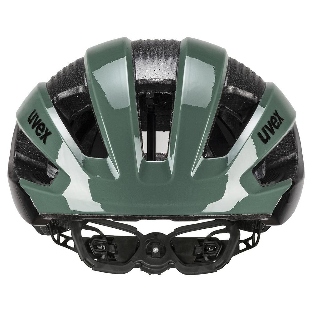 Uvex Rise Race Fietshelm Mosgroen/Zwart