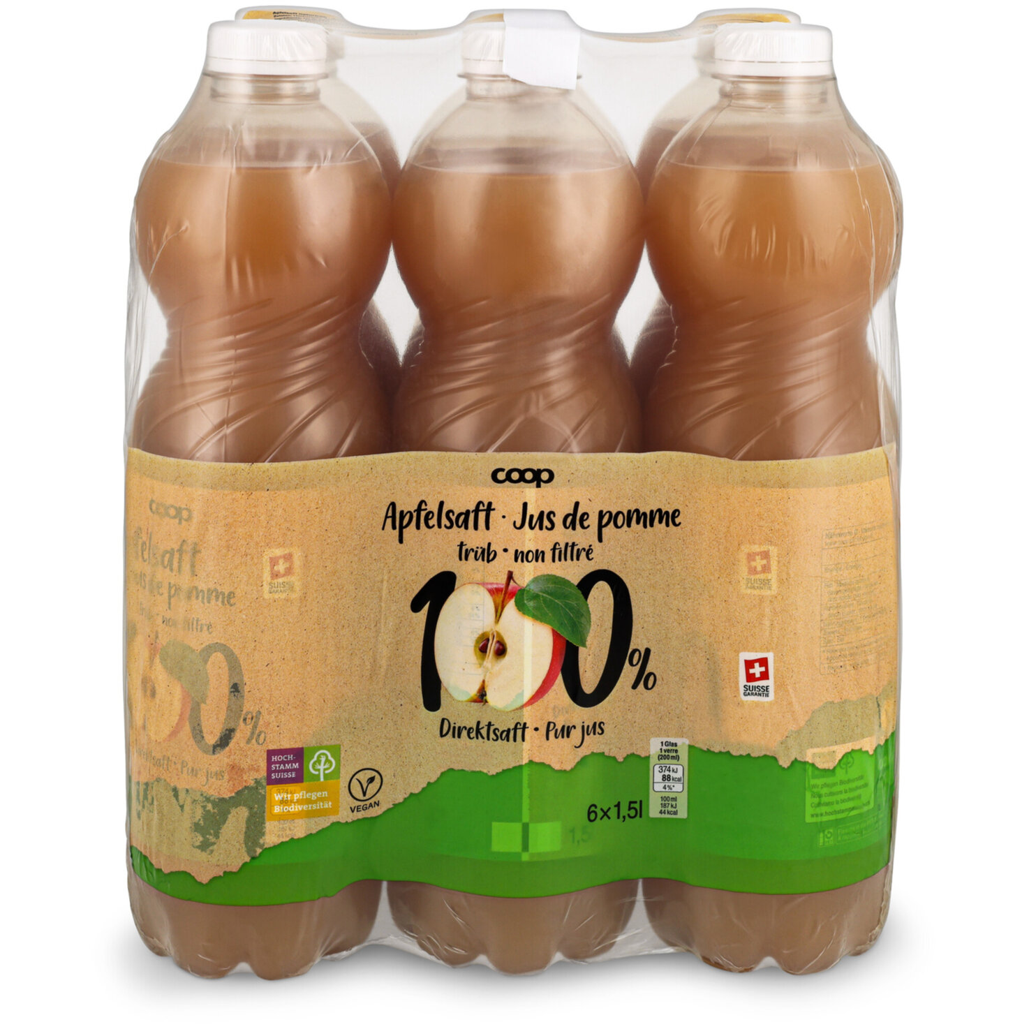 Apfeldirektsaft trüb 6x1.5l