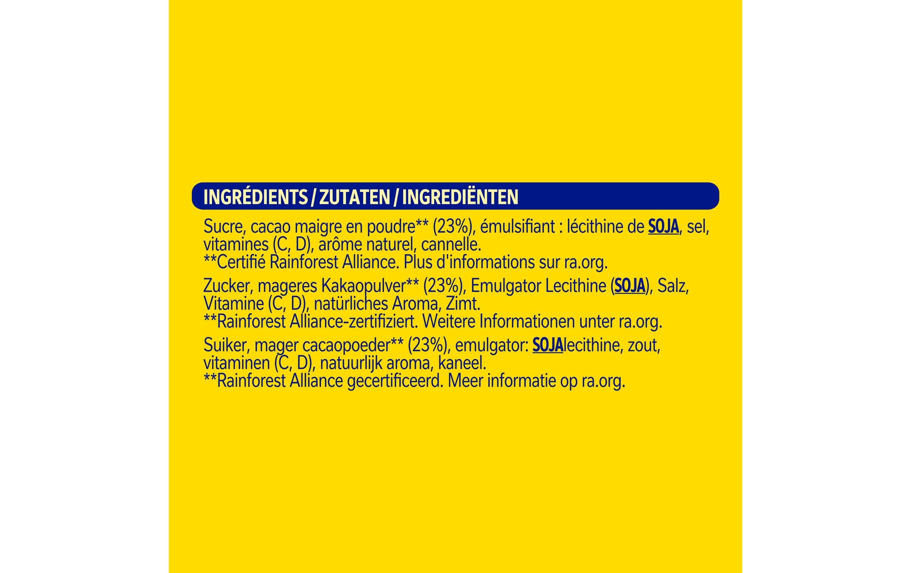 Kakaopulver Nesquik 1 kgKakaogetränkepulver in der Dose