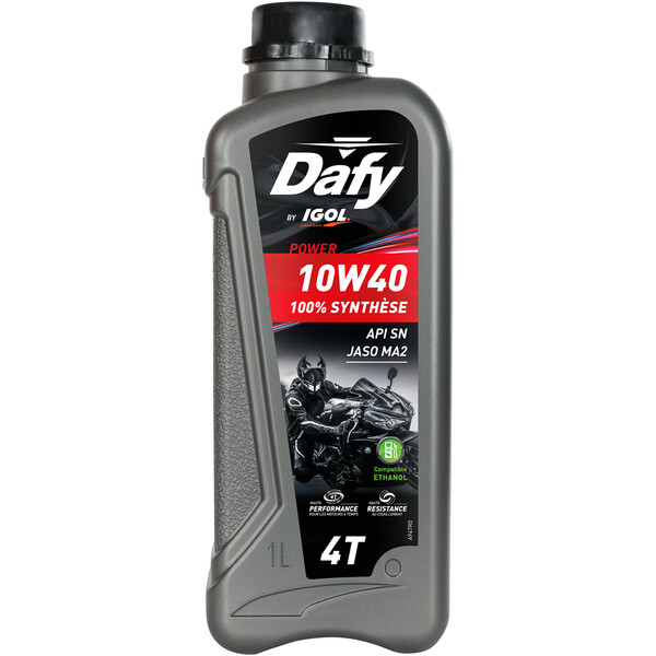 Dafy by Igol - Huile Power 4T 10W40 100% synthèse