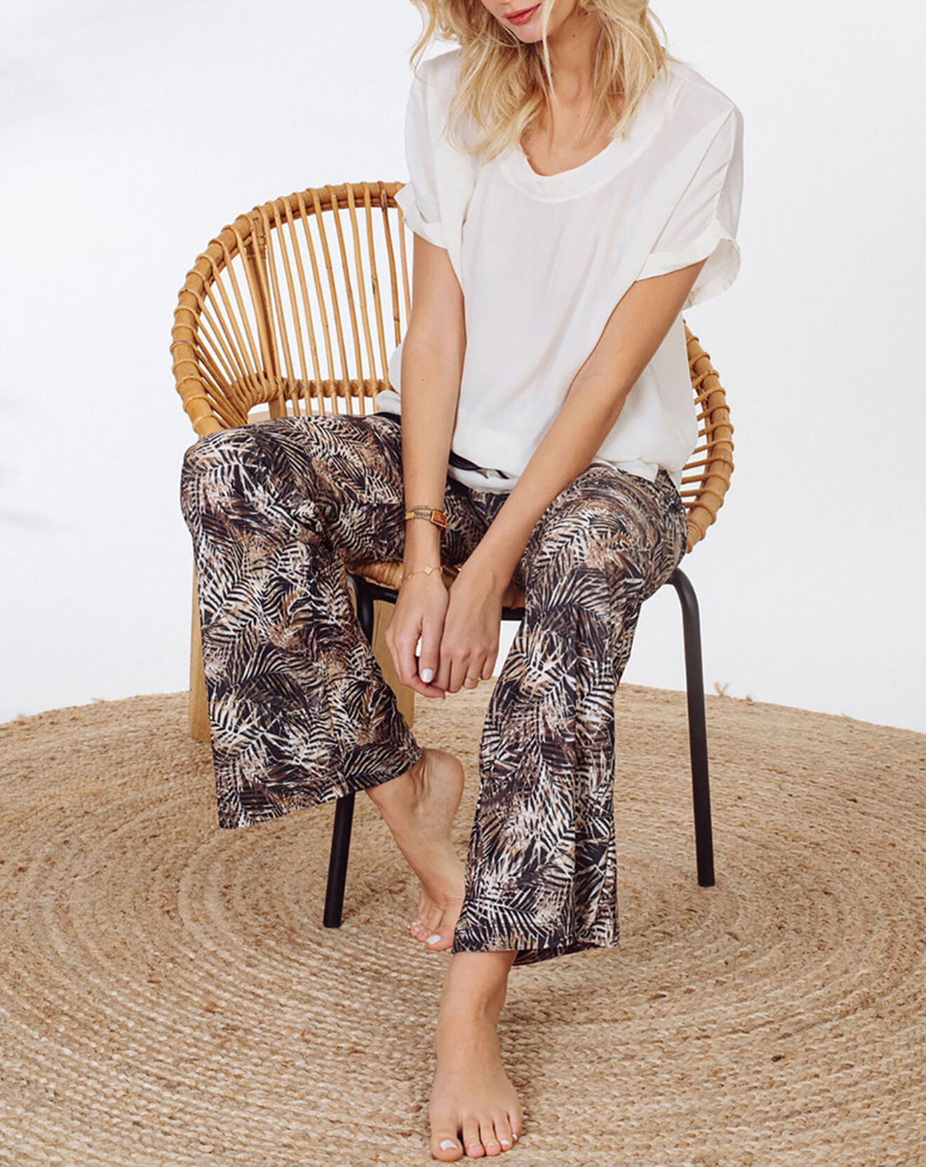 Lauren Vidal Pantalon Store havana
