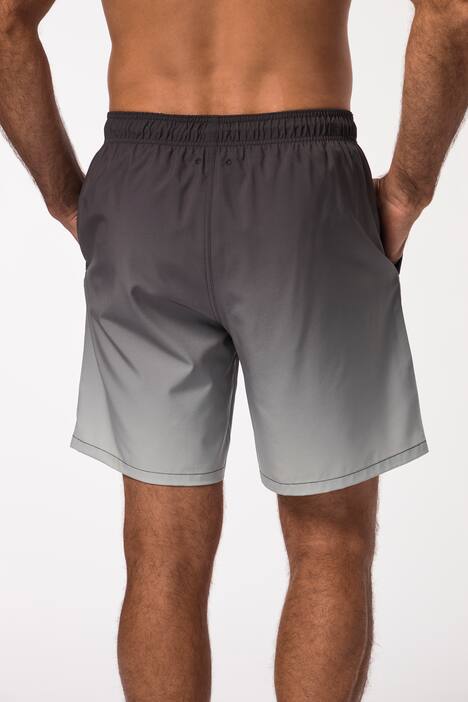 JAY-PI Badeshorts, Beachwear, Elastikbund, Batiklook, bis 8 XL, schwarz | Ulla Popken