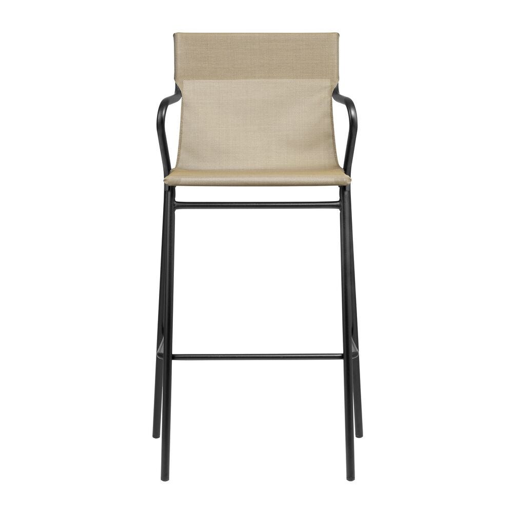 Hoher Sessel mit Großem Sitzkomfort Horizon Batyline® Duo Braun Noisette-Noir