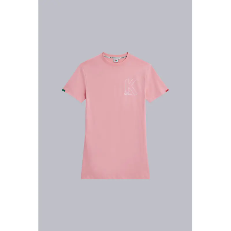 ORGANIC BIG K TSHIRT DRESS ROSE ROBE Coton biologique Femme