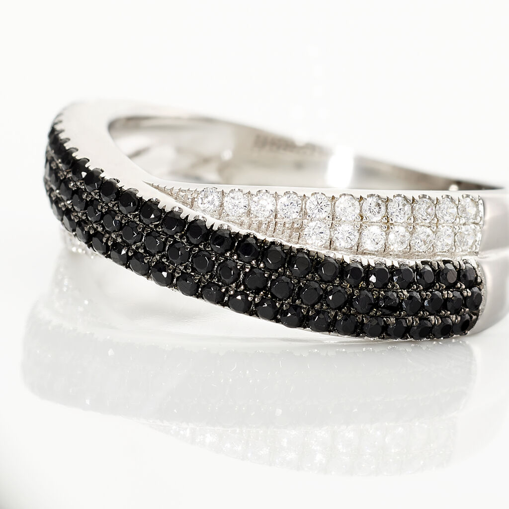 Bague Delea Argent Blanc Oxyde De Zirconium