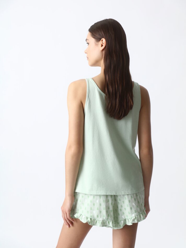 Conjunto de pijama estampado da Miffy - Menta
