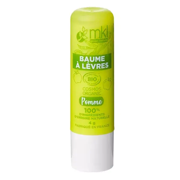 Bálsamo labial orgânico de maçã MKL Green Nature 4g