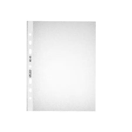 Herlitz Prospekthülle A5 Standard genarbt, 100er Packung, PP, 0,055 ...