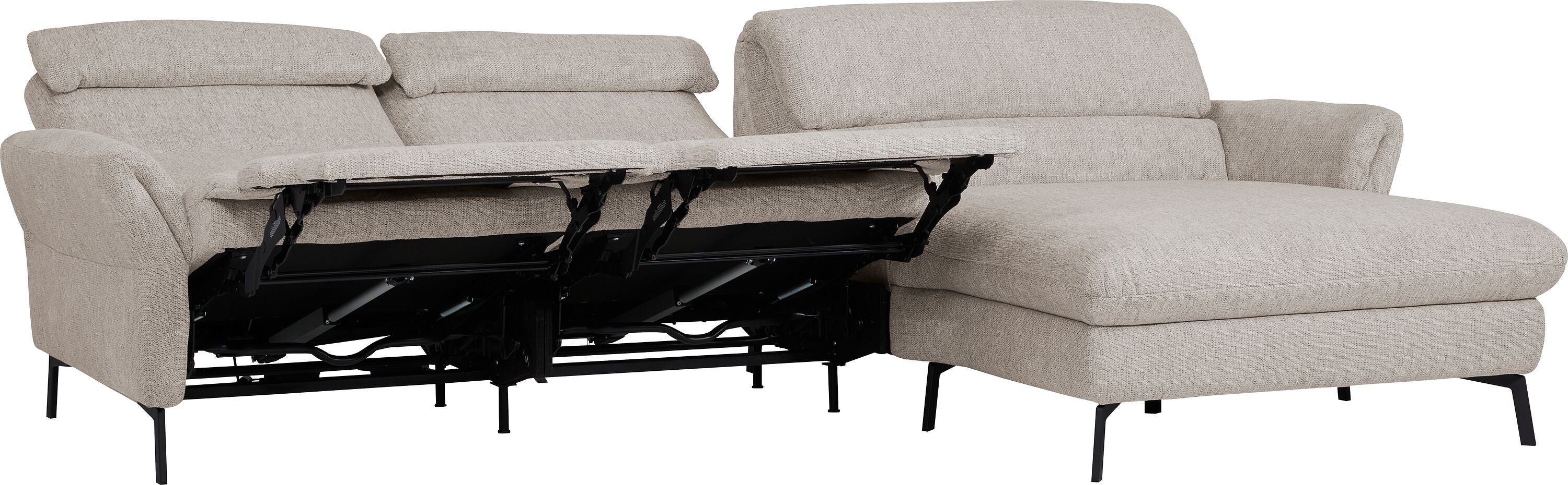 SEBO Ecksofa - Natur / B: 284.0 cm x T: 161.0 cm x H: 84.0 cm