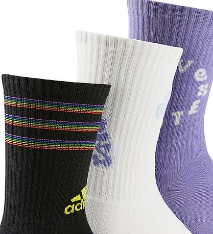 adidas Performance Socken - 3er-Pack - Tiro - Schwarz/Weiß/Lila
