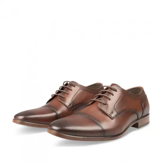 Derbies MARRON NEOSOFT HOMME CUIR