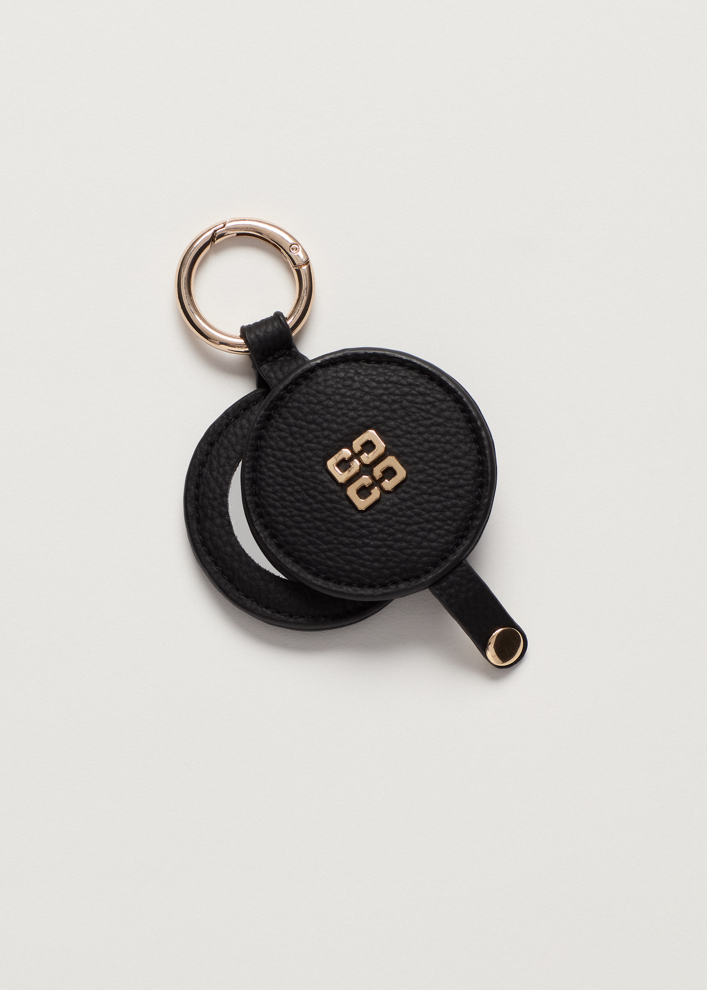 Bag charm met spiegel