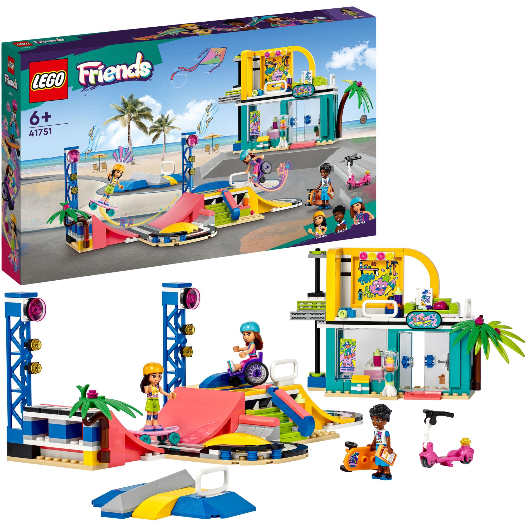 LEGO Konstruktionsspielzeug Friends Skatepark