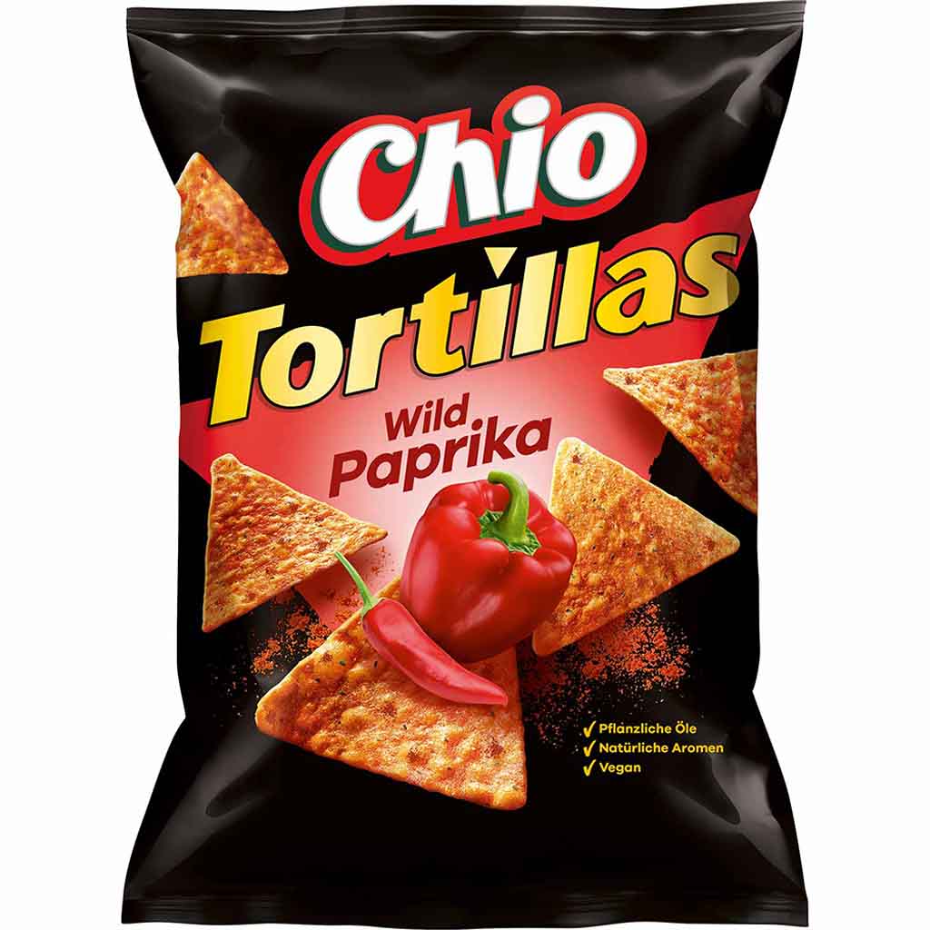 Chio Tortillas Wild Paprika 110g MHD:21.4.25