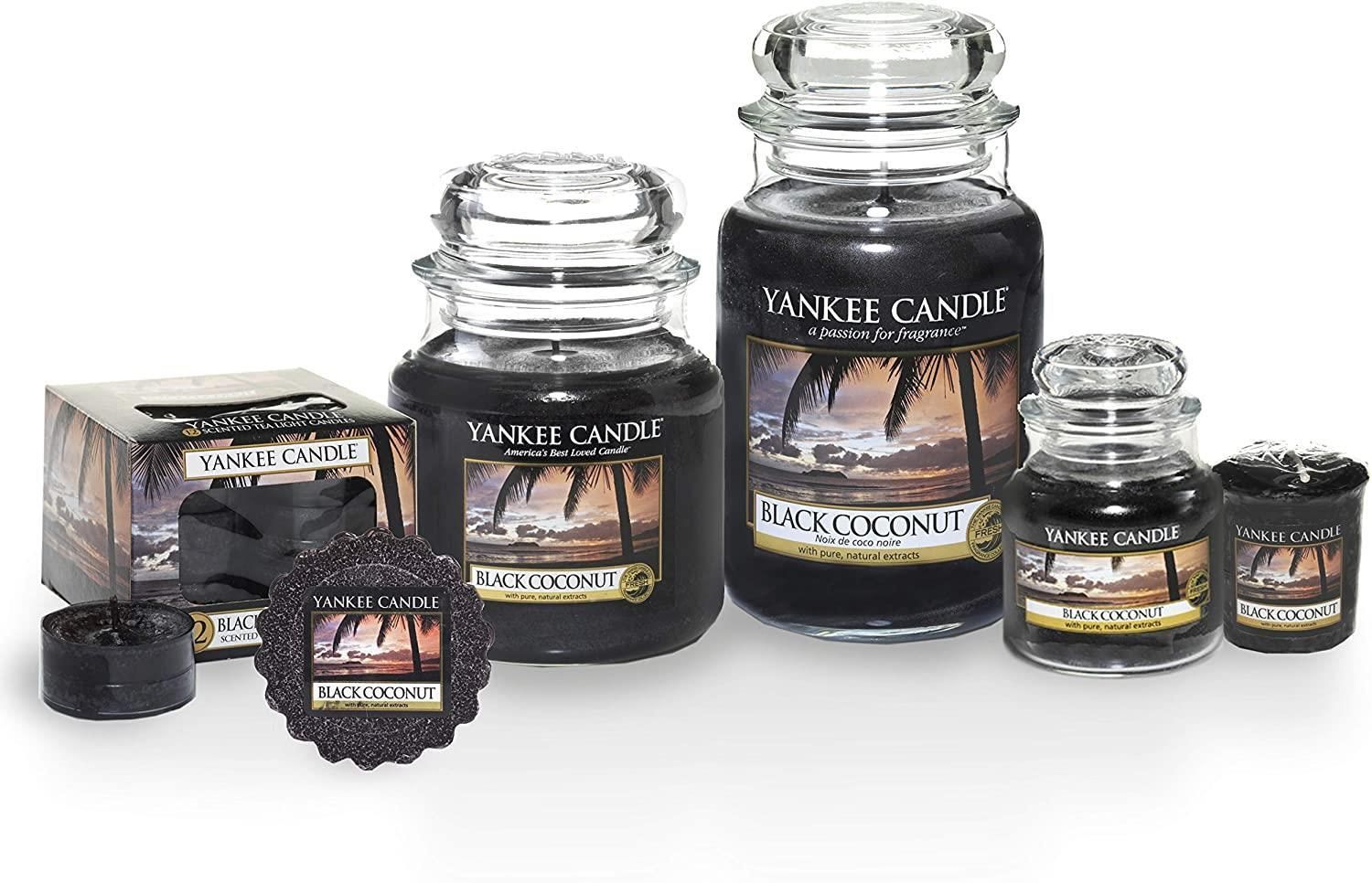 Yankee Candle Duftkerze Black Coconut Classic Medium Jar