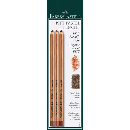 Faber-Castell Farbstift PITT PASTEL, 3 Stück