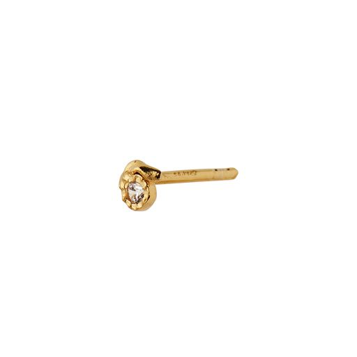 Stine A Tres Petit Flow Ørering, Gold Plated