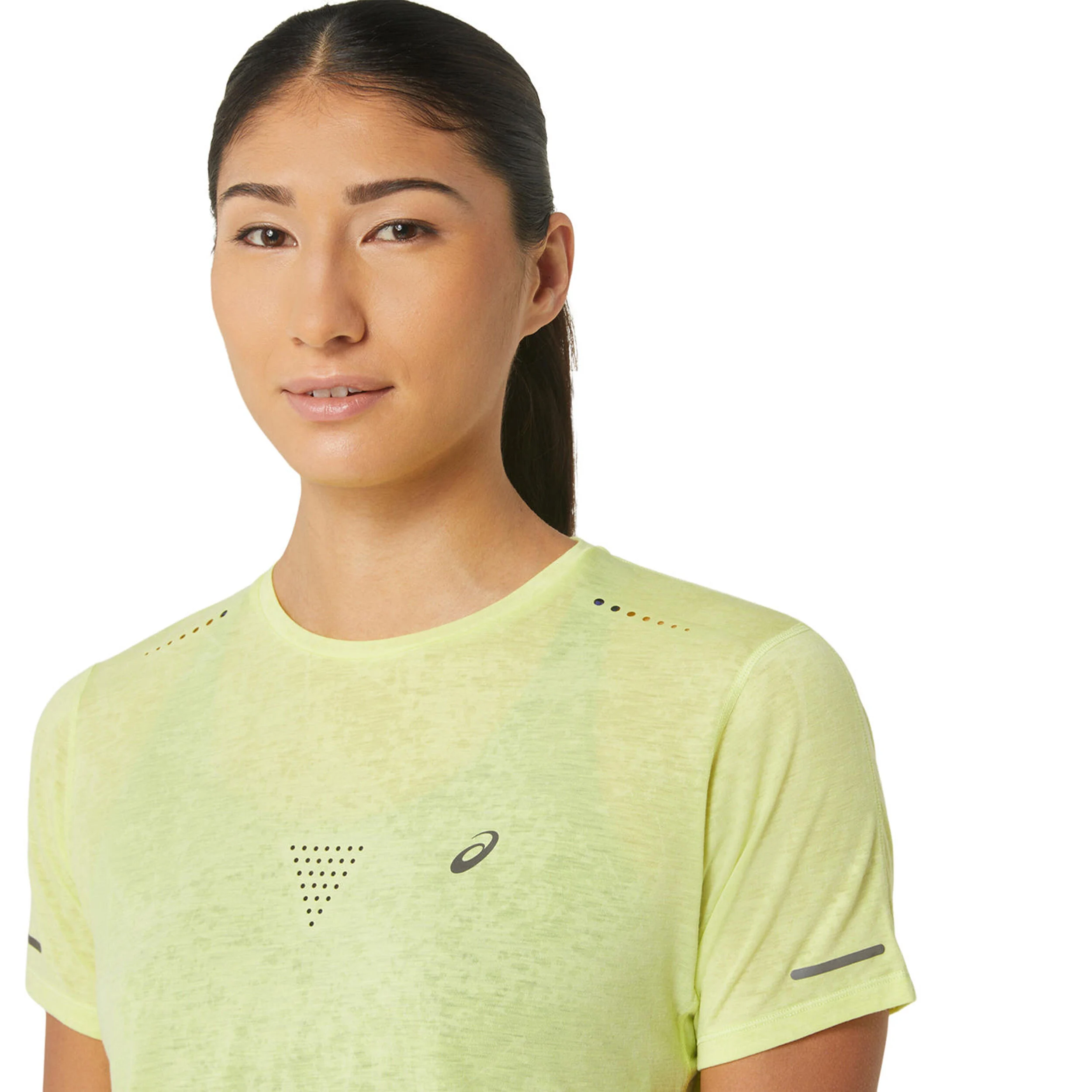 ASICS Metarun Pattern Maillot De Course Femmes - Jaunes Fluo