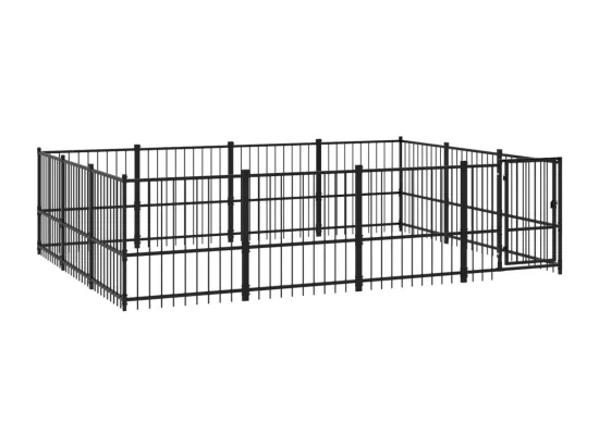 Chenil cage enclos pac noire 388 x 291 x 100 cm 02_0041784