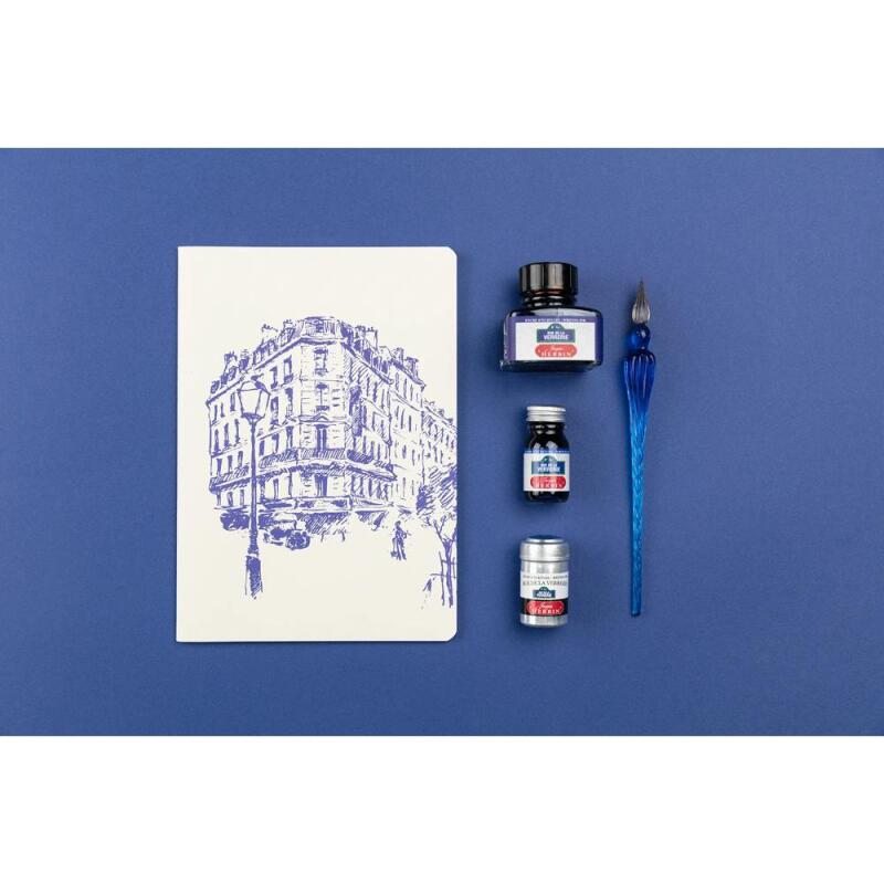 Boîte de 6 cartouches d'encre d'écriture - Collection couleurs de Paris