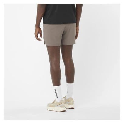 Short Salomon Sense Aero 5in Marron Homme