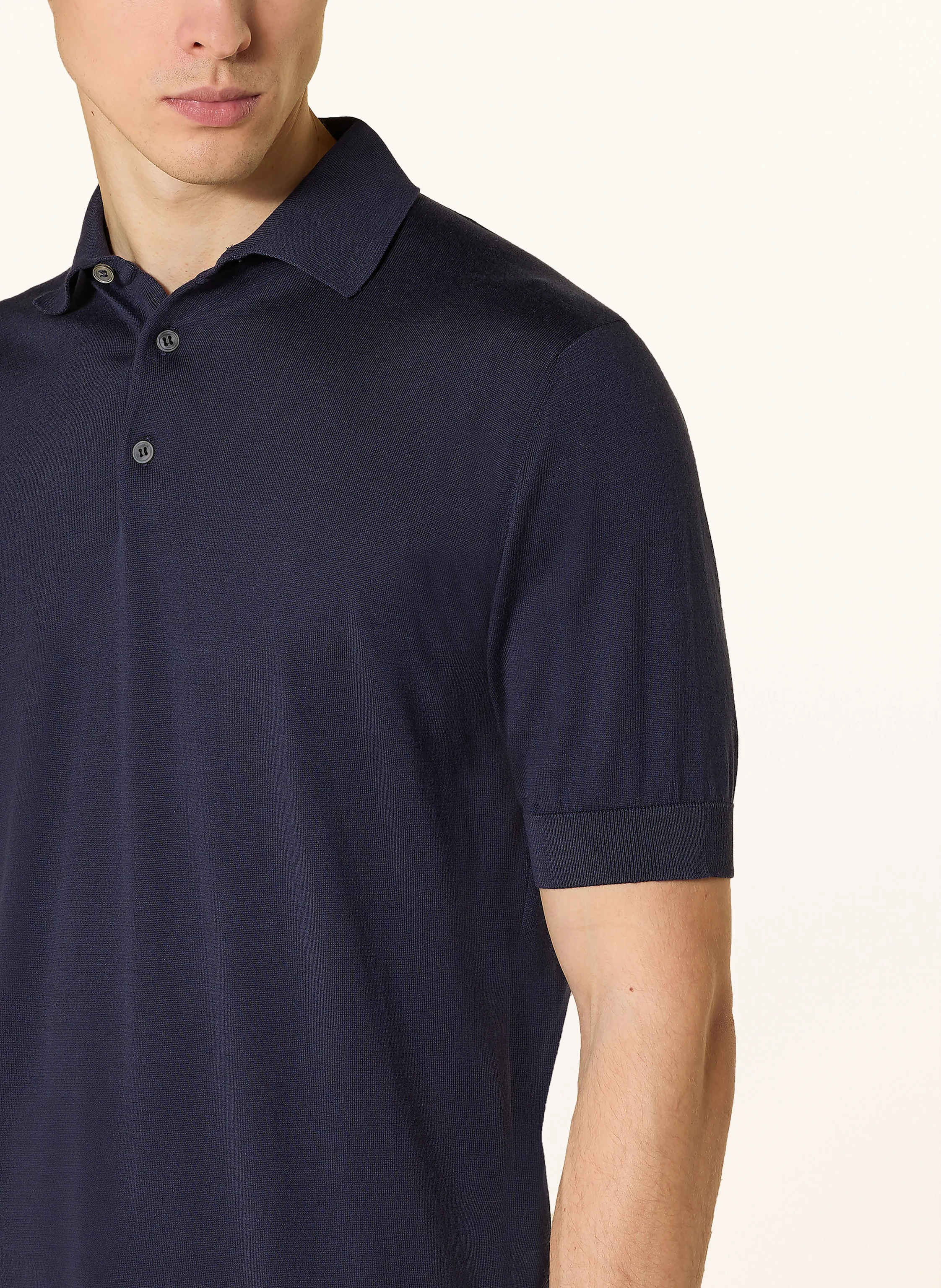 LARDINI Strick-Poloshirt
