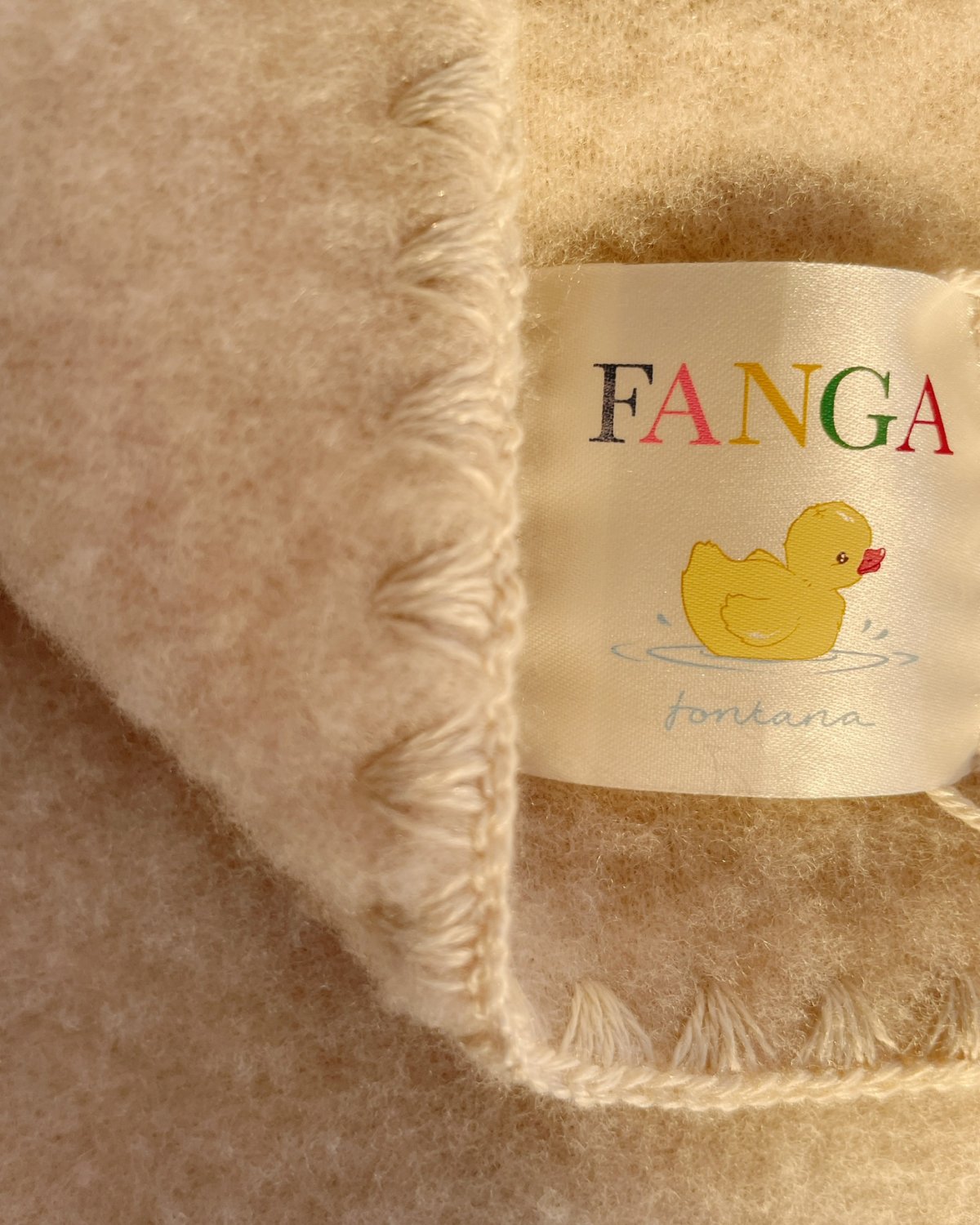 Ullteppe Baby – Varm Ullfleece 100% Ull | Erba Wool Fleece Blanket