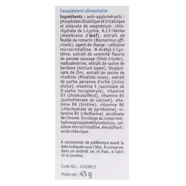 NHCO L-EmbéSkin para pele oleosa ou com tendência a acne, 42 comprimidos